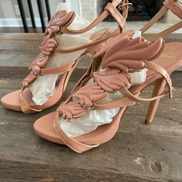 Giuseppe Zanotti Cruel Summers Sz 8 Authentic Heels Made in Italy, Pale Pink - Picture 5 of 14